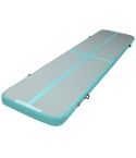 Everfit GoFun 4X1M Inflatable Air Track Mat Tumbling Floor Home Gymnastics Green
