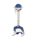 Keezi Kids Basketball Hoop Stand Adjustable 6-in-1 Sports Center Toys Set Blue