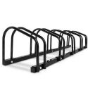 Weisshorn 5 Bike Stand Rack Bicycle Storage Floor Parking Holder Cycling Black