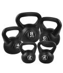 22kg Kettlebell Kettlebells Set Kettle Bell Bells Kit Weight Fitness Exercise