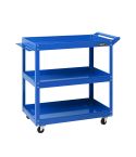Giantz 3-Tier Tool Cart Trolley Workshop Garage Storage Organizer Blue
