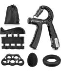 5 Pack Adjustable Resistance Hand Gripper Exerciser Workout Kit