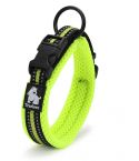 Heavy Duty Reflective Collar Neon Yellow XS