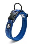 Heavy Duty Reflective Collar Royal Blue XS