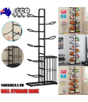 Basketball Soccer Storage Rack Sport Ball Organizer Ball Holder Display Stand With Basket