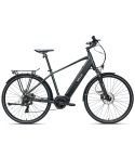 VALK Metro TR 5 + Electric Hybrid Bike, Gen II, Mid-Drive, Large, Dark Grey
