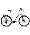 VALK Electric Bike Metro TR 5 + Hybrid Ebike Alloy Up to 85km w/ Battery 36V, Medium, White