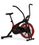 PROFLEX Air Bike Fan Resistance Exercise Fitness Bicycle Home Gym Black Pulse