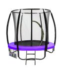 Kahuna Classic 6ft Trampoline Round Outdoor Free Safety Net Spring Pad Cover Mat Purple