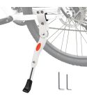 Adjustable Bike Kickstand Kickstand Rear Bicycle Stand for Bike 22"-28" White