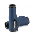 Deluxe Hand Grips Shock Absorbing Rockbros MTB Mountain Bike Tourer Double Lock BLUE Handlebar Grips Anti-skid 2.22cm