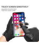 MTB Mountain Bike Gloves Size Large Finger Pads for Touchscreen Devices Road Cycling Camping Running Outdoor Sport Rockbros