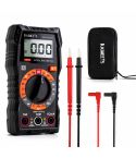KAIWEETS Digital Multimeter with Case, DC AC Voltmeter, Ohm Volt Amp Test Meter and Continuity Test Diode Voltage Tester for Household Outlet, Automotive Battery Test (Anti-Burn with Double Fuses)