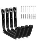 HORUSDY Large 4Pc Wall Mount Hook Set Heavy Duty Garage Kayak Holder Bike Rack