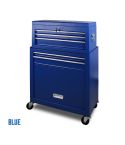 7 Drawer Tool Box Chest Cabinet Trolley Toolbox Garage Storage Lockable Blue