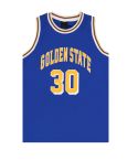 Kid's Basketball Jersey Tank Boys Sports T Shirt Tee Singlet Tops Los Angeles, Royal Blue - Golden State 30, 4