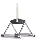 Close Grip Seated Row Handle Bar Triangle Cable Attachment