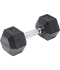 10KG Commercial Rubber Hex Dumbbell Gym Weight