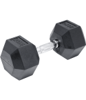 20KG Commercial Rubber Hex Dumbbell Gym Weight