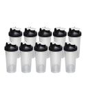 10x 700ml GYM Protein Supplement Drink Blender Mixer Shaker Shake Ball Bottle