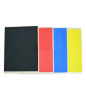 Martial Arts Supply Rebreakable Board Taekwondo, MMA, Karate-Set: Yellow, Blue, Red & Black.