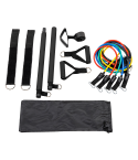 Exercise Pilates Bar Kit Resistance Bands Yoga Fitness Stretch Workout Gym