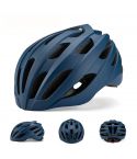 Dark Blue Summer Cycling Helmet for Men and Women - Lightweight, Breathable Road Bike Helmet with Ventilation and Safety Features