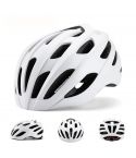 White Summer Cycling Helmet for Men and Women - Lightweight, Breathable Road Bike Helmet with Ventilation and Safety Features