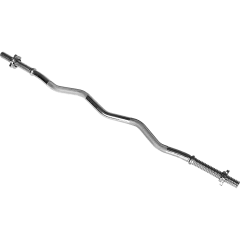 Curl Bar Barbell Heavy Duty EZ with Spinlock Collars