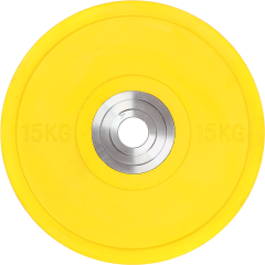 15KG PRO Olympic Rubber Bumper Weight Plate