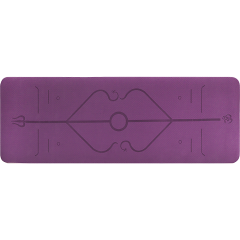 8mm TPE Yoga Mat Exercise Fitness Gym Pilates Non Slip Dual Layer